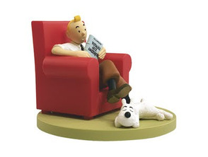Tintin - Tintin & Milu Red Sofa
