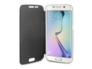 Booklet Touch Sense Transparent Samsung Galaxy S6 Edge Puro