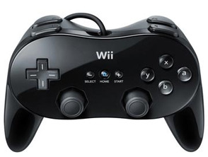 Classics Controller Wii Black