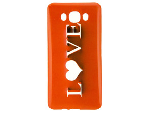 TPU Cover Samsung Galaxy J7 2016 Love X-One