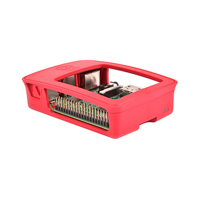 RASPBERRY Box for Raspberry Officer Pi 3, Red, White