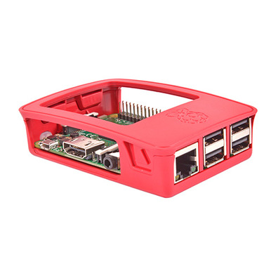 RASPBERRY Box for Raspberry Officer Pi 3, Red, White
