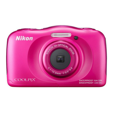 NIKON COOLPIX S33 Rosa KIT Aquatic camera