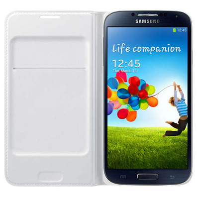 FUND SAMSUNG GALAXY S4 Flip Cover White PROTECTION