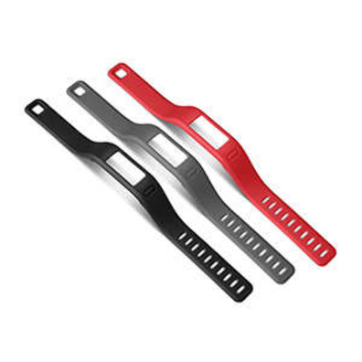 GARMIN Small spare straps (black / grey / red) Vivofit