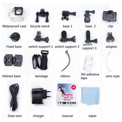 SjCAM Sj4000 Black Wifi V2.0 Sports Camera