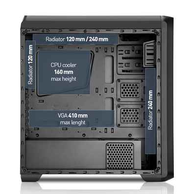 Nox Coolbay ZX LED Red USB 3.0