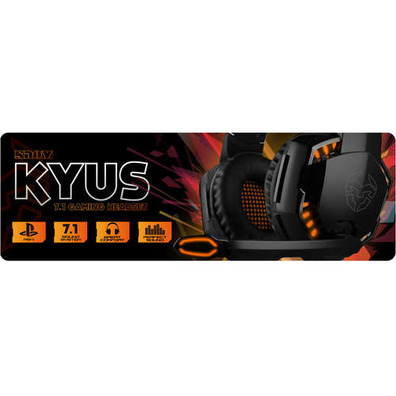 NOX AURICULARES + MIC GAMING KROM KYUS. USB. For PC / PS4