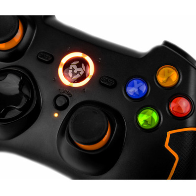 GAMEDAD KROM KHENSU PC PS3 NEGRO / NARANJA