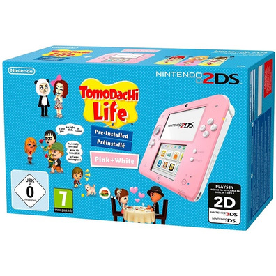 Nintendo 2DS Pink + Tomodachi Life