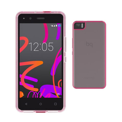 Gummy Case Bq Aquaris M4.5 Fucsia