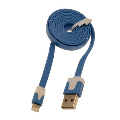 Transfer and Charging Cable for iPhone 5 Blue