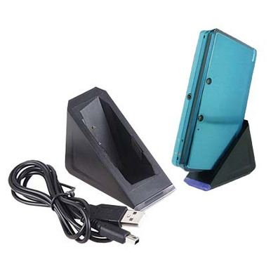 Blue Light Charger Stand for 3DS