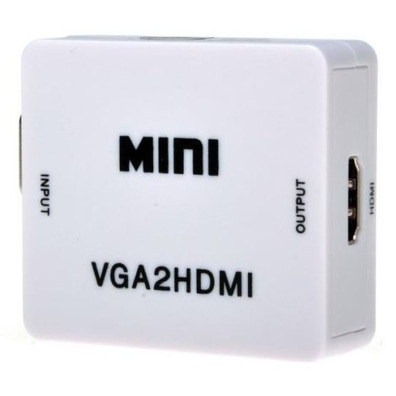 Mini adapter VGA-HDMI with 3.5mm audio