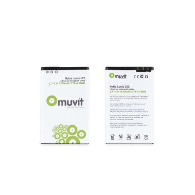 Rechargeable Battery Nokia Lumia 520 Muvit