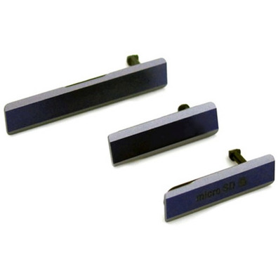 Set of Caps for Sony Xperia Z1 Purple