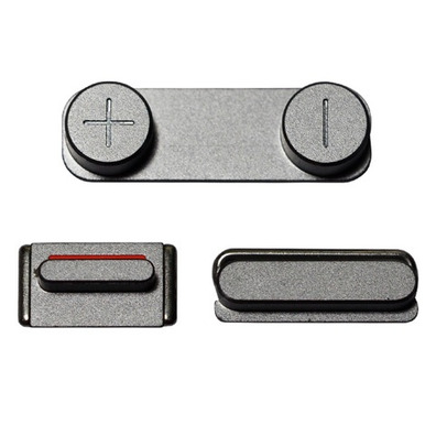 Replacement Button Set iPhone 5S Silver