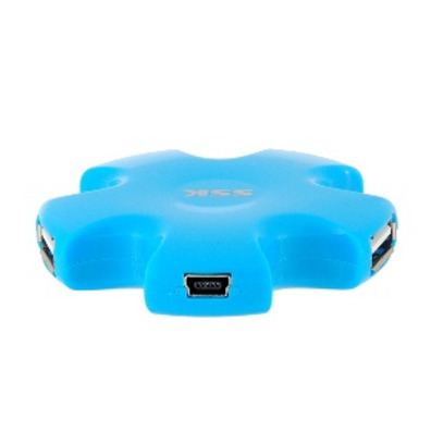 USB 4 Port HUB Blue