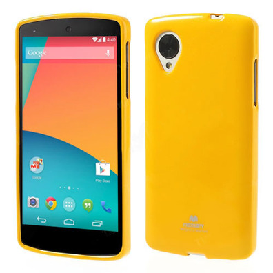 Cover Case TPU for LG Google Nexus 5 Yellow