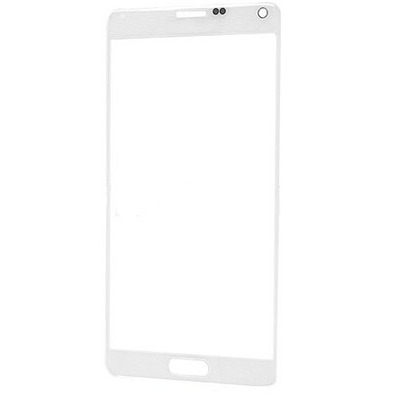 Front Glass for Samsung Galaxy Note 4 White
