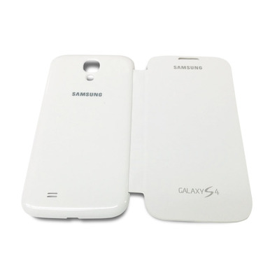 Flip Cover Case for Samsung Galaxy S4 White