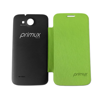 Flip Cover for Primux Alpha 3X Black/Green