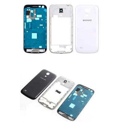 Full Back Cover for Samsung Galaxy S4 Mini i9190 Black/Green