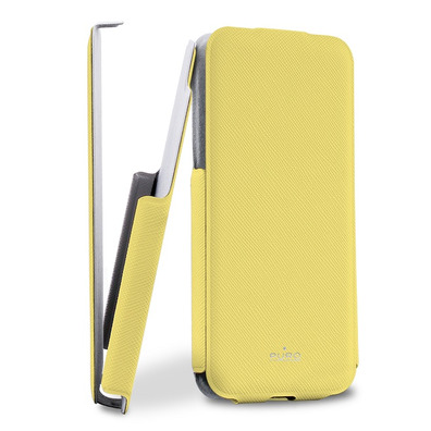 Flip Cover Case for iPhone 5C Puro Yellow