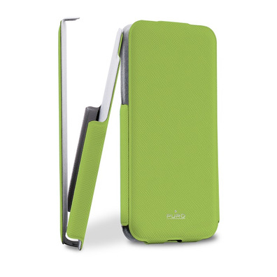 Flip Cover Case for iPhone 5C Puro Black/Green