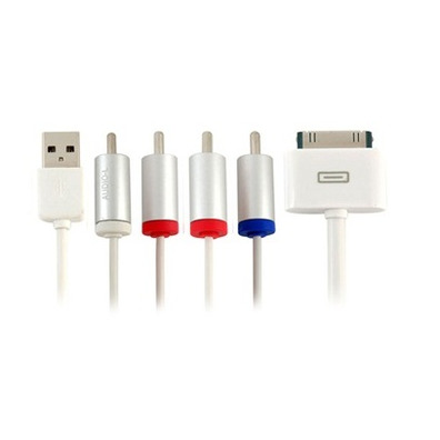 Component cable for iPhone/iPad/iPod