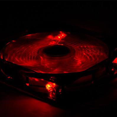 Nox Ventilator CoolFan Box 12cm Red Led