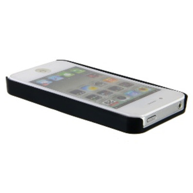 Triangle Pattern Protective Case for iPhone 4/4S (Black)