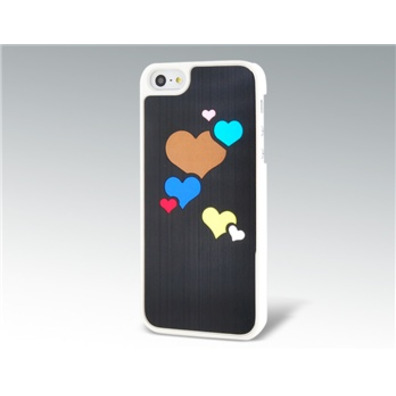 Portective Case Hearts iPhone 5 Black