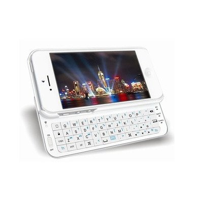 Slider QWERTY Keyboard for iPhone 5 White