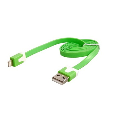 Transfer and Charging Cable for iPhone 5 Green