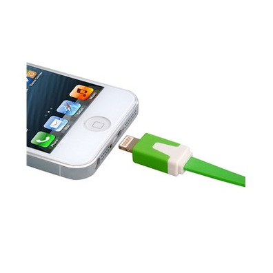 Transfer and Charging Cable for iPhone 5 Green