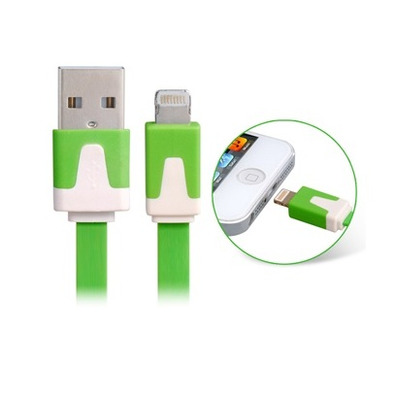 Transfer and Charging Cable for iPhone 5 Green