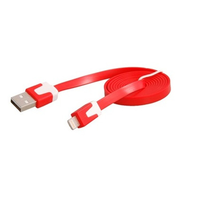 Transfer and Charging Cable for iPhone 5 Red