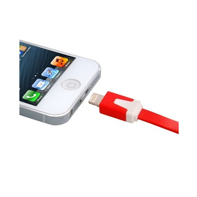 Transfer and Charging Cable for iPhone 5 Red