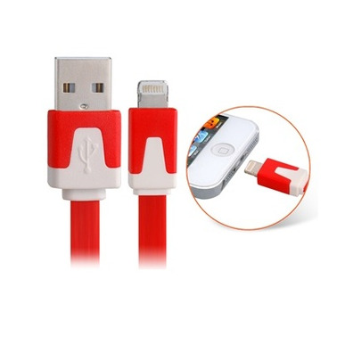 Transfer and Charging Cable for iPhone 5 Red