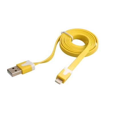 Transfer and Charging Cable for iPhone 5 Yellow