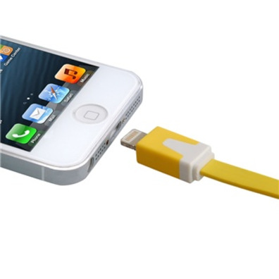 Transfer and Charging Cable for iPhone 5 Yellow