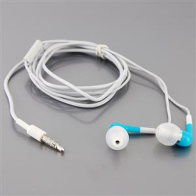 Stereo In-ear Earphone with Microphone (Blue) - iPhone 3G/3GS/4G