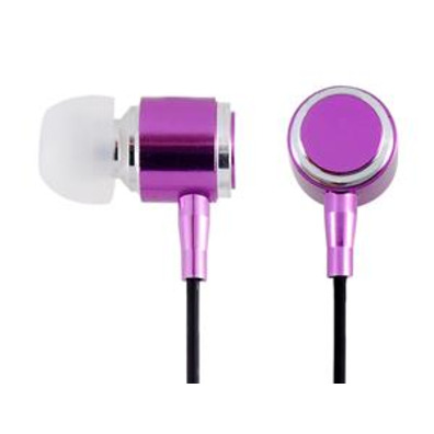 Professional Stereo Earbud Earphones (Purple)