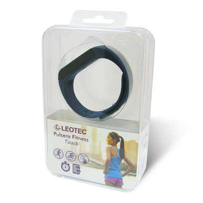 Leotec Fitness Touch Submersible Blue Bracelet