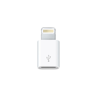 Lightning plug adapter to micro USB