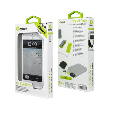 Soft skin for iPhone 5 Muvit White