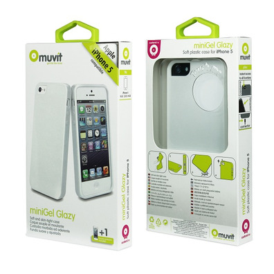 Soft skin for iPhone 5 Muvit White