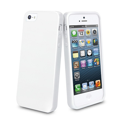 Soft skin for iPhone 5 Muvit White
