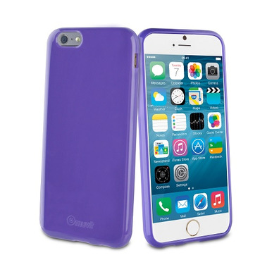 Soft skin-tight case for iPhone 6/6S Muvit Purple